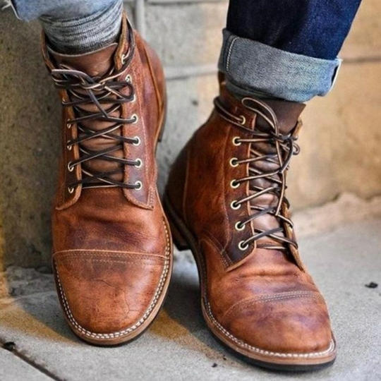 David - Retro Schnürstiefel