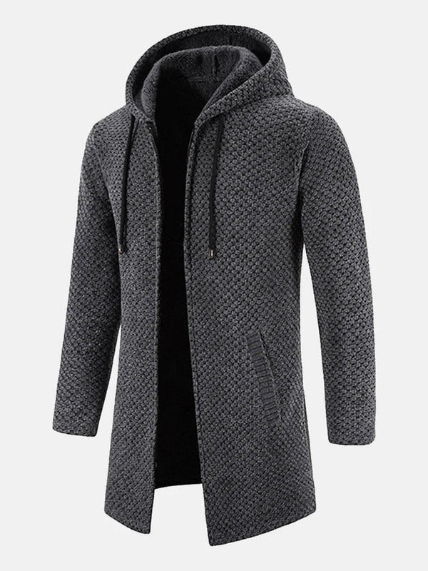 Clark – Stylischer langer Fleecepullover für Männer im Herbst