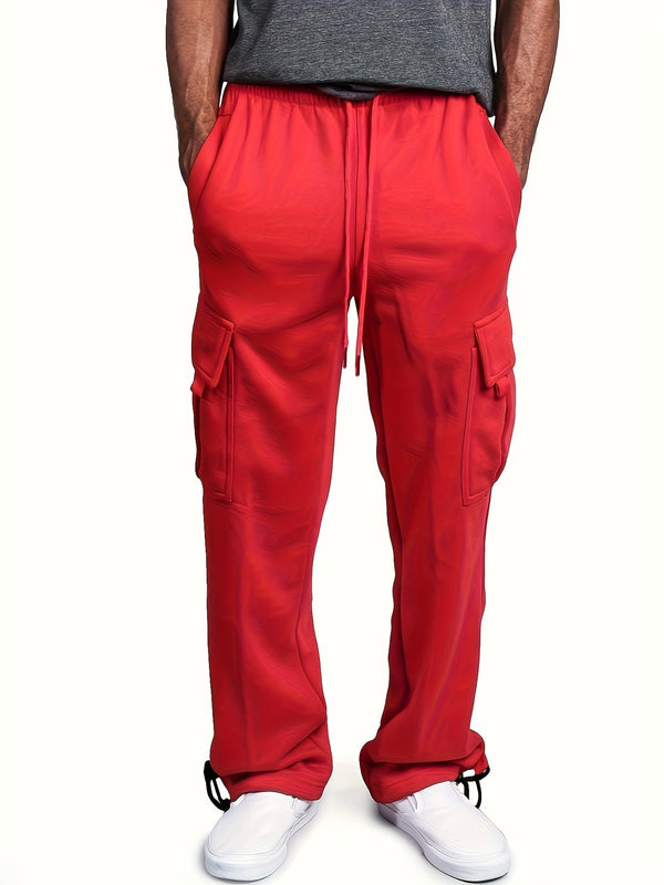 Lyke - Locker Geschnittene Baggy Sweatpants mit Kordelzug und Klappentaschen für Männer