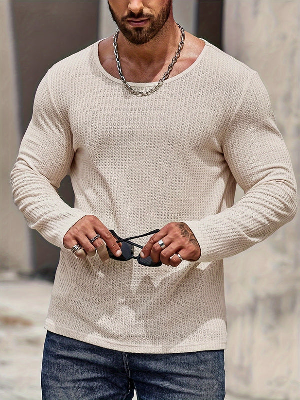 Chlodwig - Strukturiertes Strickpullover für Herren