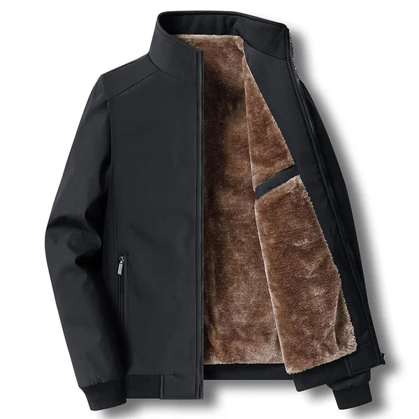 Maxim - Dicke, mit Fleece gefütterte Winterjacke für Männer