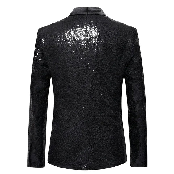 David – Herren Blazer mit Pailletten für Party und Bühne