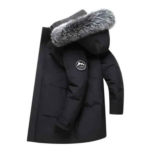 Norman - Winterjacke mit Fellkapuze und Taschen für Männer