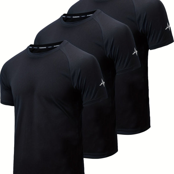 Leon - Herren Sport-T-Shirt 3er-Pack